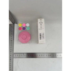 Set Pila Electrica pentru Copii si Bebelusi, Flippy, ABS, Incarcare USB, Model cu Flori, 6 Accesorii, cu Lumina LED, Roz - Img 2