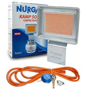 Soba cu arzator mica, 1500 W, 110 g/h + Kit reglabil gpl RH-10 + Tub flex 2M+2 Coliere - Img 2