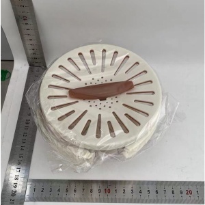Strecuratoare 2 in 1 pentru Fructe si Legume, Flippy, Cos de Scurgere si Cutie de Depozitare, 15.5 x 8.3 cm, din PP, cu Maner si Capac, Maro - Img 2
