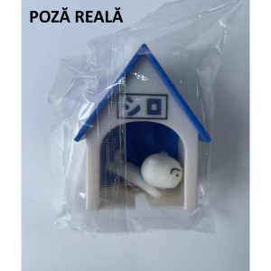 Suport de Chei, Flippy, Model Casuta si Breloc Caine Alb, 7x6x4cm - Img 9