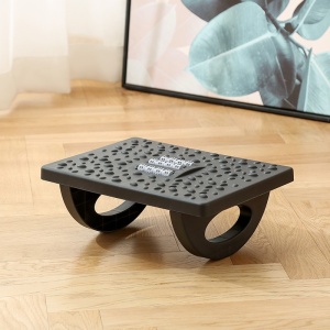 Suport Ergonimic pentru Picioare, Flippy, Plastic, cu Role de Masaj pentru Talpi, pentru Birou, Usor de Transportat, Detasabil, 33.5x24x12 cm, Negru - Img 11