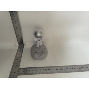 Suport pentru Telefon, Flippy, Tema Astronaut, Model 1, 9x8.5x6.5 cm, Plastic, Alb - Img 2