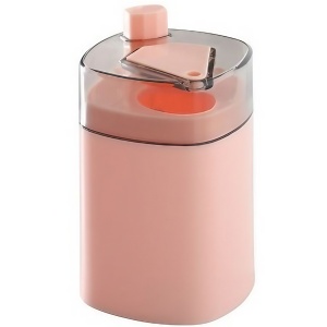 Suport Scobitori, Flippy, Automat, cu Buton si Capac, din PP, 9.5x6 cm, Roz - Img 1