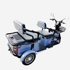 Triciclu electric persoane 2 locuri P1-00 EEC Gri, fara permis, 25 km/h, autonomie 60 km - Img 2