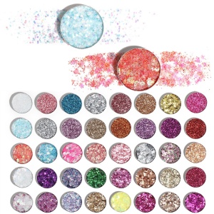 Trusa de machiaj , paleta de glitter / sclipici cu 40 de culori , Flippy - Img 3