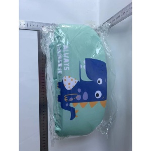 Vesta de salvare pentru copii cu aripioare de inot, Flippy, Verde, Model dragon - Img 5