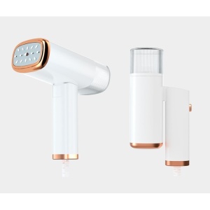 Aparat de Calcat Vertical Portabil cu Abur, Flippy, Putere 1000W, Rezervor de 100 ml, Priza, Functie Anti Calcar si Auto Curatare, Pliabil, 15x17x7.5 cm, Alb - Img 4