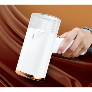 Aparat de Calcat Vertical Portabil cu Abur, Flippy, Putere 1000W, Rezervor de 100 ml, Priza, Functie Anti Calcar si Auto Curatare, Pliabil, 15x17x7.5 cm, Alb - Img 10