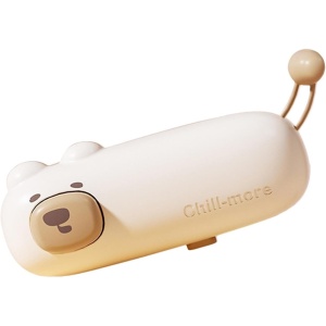 Aparat de Sigilat Ambalaje, Flippy, Incarcare USB Tip C, 400 mAh, 10.2 x 3.7 x 4.3 cm, Model Ursulet, Maro - Img 5