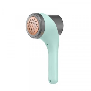 Aparat Scame si Par Haine, Flippy, Electric, USB inclus, Periuta Curatare, pentru Diferite Tesaturi, 3 Trepte, 20.5 x 8.8 x 7 cm, Verde - Img 3