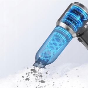 Aspirator Portabil Auto, Flippy, pentru Casa si Masina, 3 Viteze, Incarcator Tip-C cu Incarcare Rapida, Tub Prelungitor, 2000mAh, 7 Capete de Aspirare si Suflare, 21x20x6.5 cm, Negru - Img 8