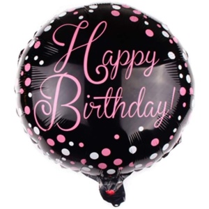 Balon din Folie Metalizata, Flippy, Figurine, Model 2, Happy Birthday, Tematica Aniversare, 45 cm, Ambalaj Individual, Pai Inclus, Umflare cu Aer sau Heliu, Multicolor - Img 7