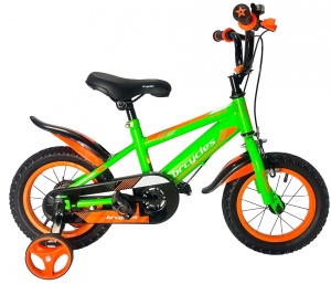 Bicicleta BRC copii 2-4 ani A1201 12" Verde - Img 2