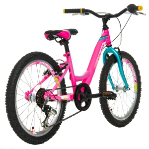 Bicicleta Copii DHS Modesty - 20 Inch, Roz - Img 2