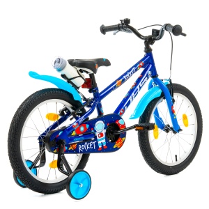Bicicleta Copii DHS Rocket - 18 Inch, Albastru - Img 2