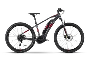Bicicleta Electrica Raymon HardRay E 3.0 - 27.5 Inch, M, Gri-Rosu - Img 2