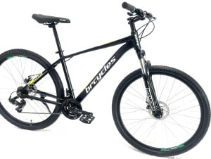 Bicicleta MTB 29″ BR Tornado, cadru Aluminiu, 21 viteze, cu Shimano, Negru - Img 2