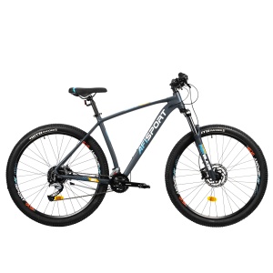 Bicicleta Mtb Afisport M5 - 29 Inch, L, Gri - Img 1