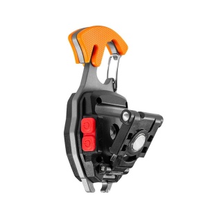 Breloc Multifunctional, Flippy, Model W5147, Kit Supravietuire, Lanterna, Bricheta, Fluier, din ABS/Aluminiu, Alimentare USB, Negru/Portocaliu - Img 13