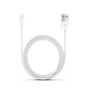 Cablu Date Flippy, compatibil cu iPhone, 2A, 1 m, WUW-X83, Blister, Alb - Img 2