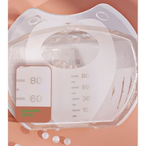 Colector de Lapte Matern, Flippy, din Silicon Safety, Anti-debordare, 80 ml, Transparent - Img 2