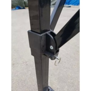Cort pliabil pentru Evenimente, cadru metalic pentru curte si gradina, 2x2 m, Alb, Flippy - Img 8