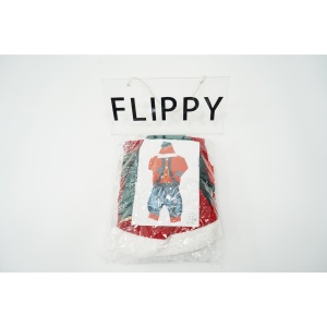 Costum Craciun, Flippy, Spiridus, rosu-verde, 7 - 9 ani, catifea - Img 6