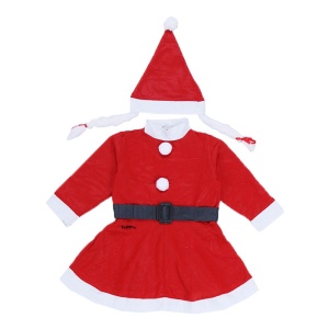 Costum Craciunita Flippy® Fata, 1-3 ani, 3 piese, Polar - Img 1