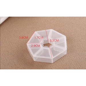 Cutie separator medicamente cu zilele saptamanii, Flippy, Plastic, 7 compartimente, Mov - Img 4