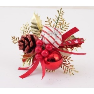Decoratiune de Craciun, Flippy, 15 x 23 cm, Model Buchetel 2, Multicolor - Img 3