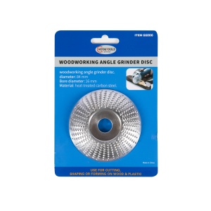 Disc arcuit, argintiu, de rindeluit lemn, 84mm - Img 2