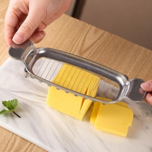 Feliator de Alimente, Flippy, pentru Branza, Unt, Oua, din Aluminiu, 19.5 x 6.5 x 2 cm, Argintiu - Img 4