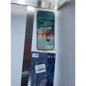 Folie de Protectie, Flippy, pentru iPhone 15 Pro Max, Tempered Glass 2.5 cu Pietricele, ESD, HD, Transparent - Img 4