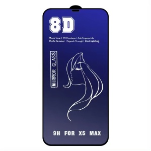 Folie de Protectie, Flippy, pentru iPhone 15 Pro, Tempered Glass Mirror 8D, Efect Oglinda, HD, Albastru - Img 2