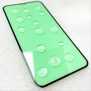 Folie de Sticla Securizata pentru Apple iPhone 15 Plus, Flippy, Lumina Verde Anti-Blue Ray, Auto-Aplicare, Protectie Completa 9D, Verde - Img 2