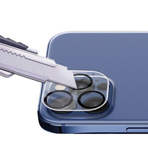 Folie Sticla pentru Camera Apple iPhone 15 Pro / 15 Pro Max, Full Glue Negru - Img 2