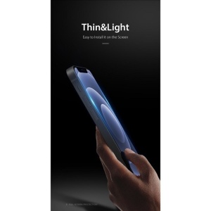 Folie Sticla securizata electrostatica Flippy pentru iPhone XS Max / 11 Pro Max, Sticla ESD, Top Glass, Anti-static, Negru - Img 3