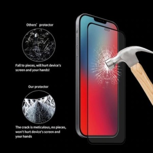 Folie Sticla securizata, Flippy, compatibila cu Samsung S23 Plus 5G, Full Glue, cu margini negre - Img 2