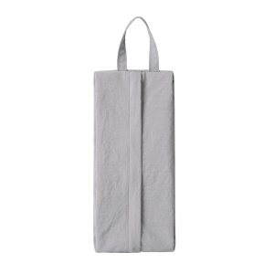 Geanta de Depozitare, Flippy, Pentru Haine Mici, Lenjerie, Sosete, Cosmetice, Impermeabila, cu Maner, 10x20x3 cm, Gri