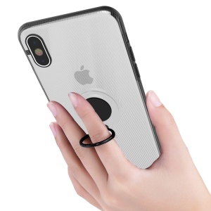 Husa Apple iPhone 6 Armor Ring cu inel magnetic Transparent - Img 2