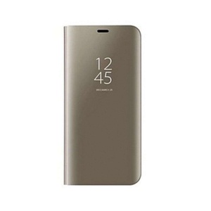 Husa Apple iPhone 7/8/SE 2020 Flip Cover Oglinda Auriu - Img 3