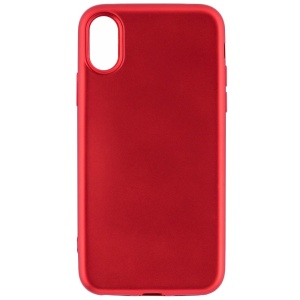 Husa Apple iPhone X Full Silicone 360 Rosu + Folie de protectie - Img 6