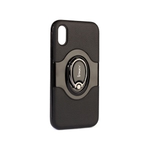 Husa Apple iPhone X Ipaky Ring Negru - Img 1