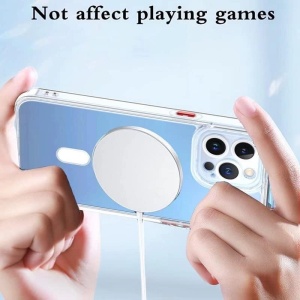 Husa de Protectie, Flippy, pentru Apple iPhone 16 Pro, MagSafe, TPU, Antisoc, Rezistenta la Impact, Protectie Camera, Transparent - Img 2