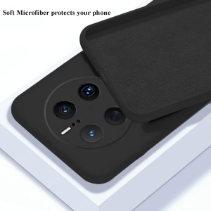 Husa de Protectie, Flippy, pentru Huawei Mate 50 Pro, Liquid Silicone, cu Microfibra pe Interior, Protectie Antisoc, Compatibil Incarcare Wireless, Negru - Img 9