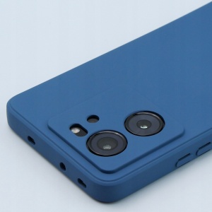Husa de Protectie, Flippy, pentru Xiaomi Redmi 13T, Liquid Silicone, cu Microfibra pe Interior, Protectie Antisoc, Compatibil Incarcare Wireless, Albastru - Img 2