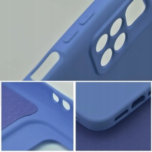 Husa de Protectie, Flippy, pentru Xiaomi Redmi Note 13 Pro 5G, Liquid Silicone, cu Microfibra pe Interior, Protectie Antisoc, Compatibil Incarcare Wireless, Albastru - Img 5
