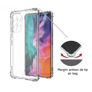Husa de protectie Flippy, TPU, pentru Samsung A53 5G, Antisoc, Protectie colturi, Rezistenta la impact, Transparenta - Img 4