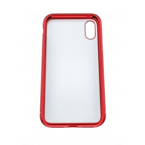Husa de protectie Magnetic 360 pentru Apple iPhone XS Max, Rosu - Img 3