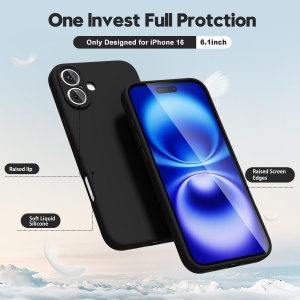Husa de Protectie Matte TPU, Flippy, pentru Apple iPhone 16 Plus, Protectie Camera, Antisoc, Antizgariere, Antialunecare, Acoperire Completa, Negru - Img 4
